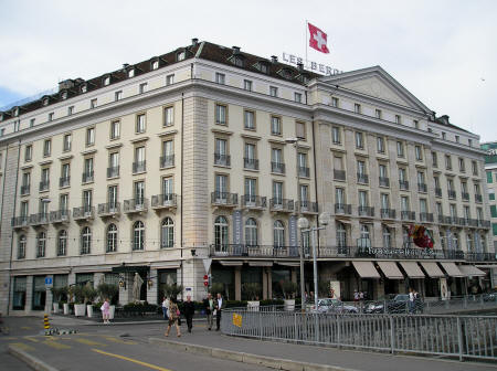 Hotel des Bergues, Geneva Switzerland