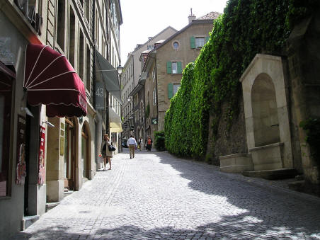 Street in Old Geneva - Switzerland
